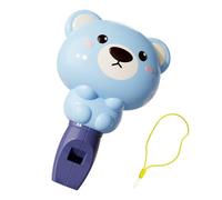 Whistle Toys for Kids, Children Bear-Shaped Music Whistle Instrument, Cute Developmental Toy to Early Learning, Birthday Party Favors, Decoration, Interactive Play, Color Blue
