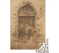 Whistler Puzzle 1000 Piezas, Museo Rompecabezas Imposible, Jigsaw Puzzles Grabado para Adultos, Rompecabezas De Madera, para Toda La Familia, Decoración del Hogar