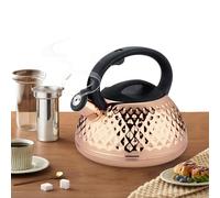 Whistling Tea Kettle - 3L Stainless Steel Boiler, Heat Resistant Handle Water Pot, Loud Whistle Stove Top, Induction Cooker Compatible | Durable Stainless Steel Tea Kettle For Home Kitchen Use