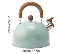 Whistling Tea Kettle - 3L Stainless Steel Tea Kettle | Fast Boil Whistling Kettles Cool Touch Handle Foldable Spout for Home Kitchen Stove Hot Water