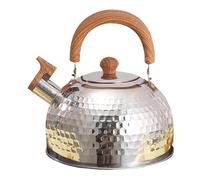 Whistling Tea Kettle - Stainless Steel 18,5 x 18 cm | Kettle, Water Boiler | 2L Whistling Tea Kettles For Coffee, Fast Boiling Hot Water, Camping Trips, Hiking, Festivales, Outdoor Cooking