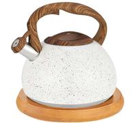 Whistling Tea Kettle, Stainless Steel Teapot, 3L Flat Bottom Boiler, Loud Whistle Alert, Heat Resistant Handle, Fast Heating Base, Stylish Mirror Finish, Perfect for Induction, Electric, Ceramic