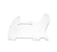 Whisverse 1 unids TL Guitarra Eléctrica Golpeador 8 Agujeros Metal Scratch Plate para TL Estilo Guitarra Plata