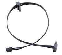 Whisverse 2 piezas Mini 4Pin a Dual 15Pin HDD Cable de alimentación Mini 4P a Serial SSD Dual HDD Cable de alimentación, 45 cm/17.7 pulgadas