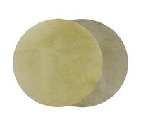 Whisverse 2 piezas tambor piel fina piel 30 cm superficie para tambor africano redondo percusión cubierta banda show accesorios