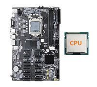Whisverse B75 12 PCIE ETH minería placa base+CPU aleatoria LGA1155 MSATA USB3.0 SATA3.0 soporte DDR3 RAM B75 BTC minero placa base