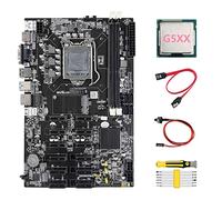 Whisverse B75 ETH minería placa base 12 PCIE+G5XX CPU+ de destornilladores+cable SATA+cable interruptor LGA1155 B75 BTC minero placa base