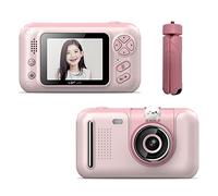 Whisverse Cámara digital para niños lente abatible, videocámara HD, juguetes de Navidad para de cumpleaños infantil