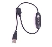 Whisverse Controlador de temperatura USB 5V-12V termostato calentador 3 velocidades ajustable 24W