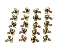 Whisverse de 20 tornillos de montaje de gancho de garra de metal para accesorios de caja