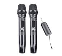 Whisverse de altavoces de micrófono inalámbrico UHF receptor Adaptador de 3,5 mm para Karaoke DJ Speech Amplifier Grabación