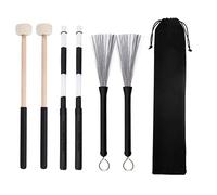 Whisverse de varillas de tambor, varillas de tambor para niños, adultos, banda de rock, estudiantes de jazz folk bolsa de almacenamiento portátil