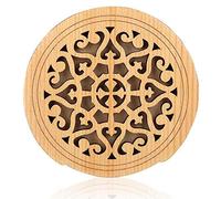 Whisverse Guitarra Soundhole Sound Hole Cover Block Feedback Buffer Wood para EQ Guitarras Folk Acústicas, Estilo 1