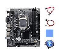 Whisverse H110 Placa base para computadora LGA1151 soporta Celeron G3900 G3930 CPU con almohadilla térmica+cable +cable interruptor+ventilador de refrigeración