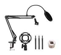 Whisverse Soporte de micrófono de escritorio, soporte de micrófono para azul y Pro con micrófono y soporte de brazo para evitar golpes