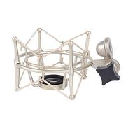 Whisverse TLM103 Soporte de micrófono de montaje ajustable Soporte de micrófono de grabación Soporte de metal Soporte de micrófono Pod ( champán)