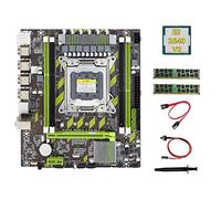 Whisverse X79 Motherboard+E5 2640 V2 CPU+2X4GB DDR3 1600Mhz REG ECC memoria RAM+cable +cable interruptor+grasa térmica M.2 NVME