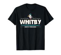 Whitby England Funny Seagull Souvenir Camiseta