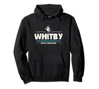 Whitby England Funny Seagull Souvenir Sudadera con Capucha