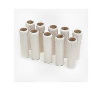 (White) 10 Pieces of Plastic Drip Candle Tubes Suitable for Chandelier Light Bulb Protection Covers