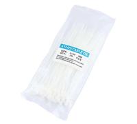 (White)100pcs/set Cable Ties Self-locking Good Insulation 7 Colors Heavy Duty Cable Ties For Home - RiRi