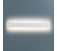 White 12W Led Wall Lamp - Modern Iron Wall Sconce with Astigmatism for Indoor Spaces, Long Strip Luminaire for Dining Room Decoration (3000K)(Black,Warm Light)/White/Warm Light