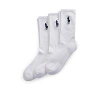 White 3 pares de calcetines de media caña TALLA ÚNICA