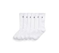 White 6 pares de calcetines de media caña TALLA ÚNICA