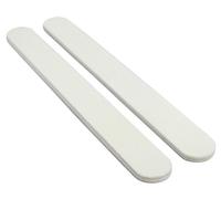 White 80/80 Washable Nail File 12 Pack by Nail File Guru