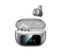(White Ai Translation) Open Ear Earbuds Wireless,C-Shaped Bridge Ear Buds for Music & Phone Calls