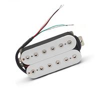 White Alnico 5 Humbucker Coil Splitting Neck/Bridge Double Coil Pastilla De Guitarra Eléctrica Piezas De Guitarra Juego de Pastillas Guitarra (Color : Bridge)