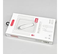 (White)Auriculares Bluetooth Mono con Diseño Estéreo para Oficina Móvil y Escenarios de Regalo