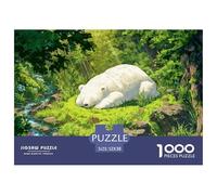 _white_ber_is_sleeping_in_the_forest_surrouande_3067b7b0-8b9c-48c8-392-7d422c897773_3 1000 Stück Stabiler Karton Puzzle Sleeping White Bear Stressabbau Familienspiel Puzzles Als Geburtstagsgeschenke 5