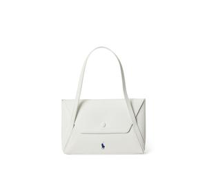 White Bolso tipo sobre Polo Play mini de piel TALLA ÚNICA