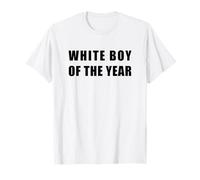 White Boy of The Year - Funny Handsome Cool Men's Humor Camiseta