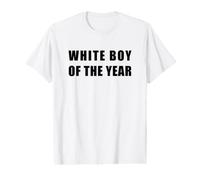 White Boy of The Year - Funny Handsome Cool Men's Humor Camiseta gráfica económica