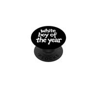 White Boy of The Year - Funny Handsome Cool Men's Humor PopSockets PopGrip Adhesivo