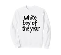 White Boy of The Year - Funny Handsome Cool Men's Humor Sudadera