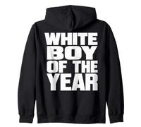 White Boy of The Year Graphic Sudadera con Capucha