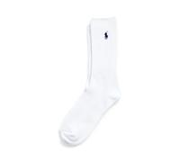 White Calcetines de media caña con algodón TALLA ÚNICA