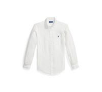 White Camisa de lino Custom Fit L