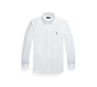 White Camisa de popelina elástica Custom Fit XS