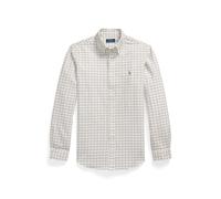 White Camisa oxford con cuadros Custom Fit XL