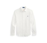 White Camisa oxford de punto elástico L