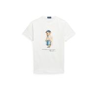White Camiseta con Polo Bear Custom Slim Fit XL