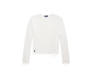 White Camiseta de punto jersey de manga larga M