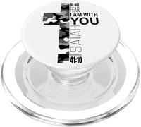 White Camo Do Not Fear Verso Cristiano Parejas Religiosas PopSockets PopGrip para MagSafe