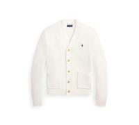 White Cárdigan de algodón Relaxed Fit S