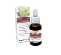 White chestnut o Castaño de Indias blanco (Aesculus hippocastanum) Remedios florales Naturalma - Gotas 30 ml - Extracto líquido sin alcohol - Esencias florales - Vegano y libre de alcohol