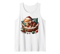 White Christmas Must Haves For Dog Lover and Pomeranian Mom Camiseta sin Mangas